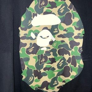 A Bathing Ape Black Camo Tee
